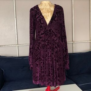 Free People Swing Mini Holiday Dress